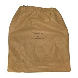 LOUIS VUITTON Madison Fondee EN 1854 Caramel Brown Dust Bag Cover w/Drawstring